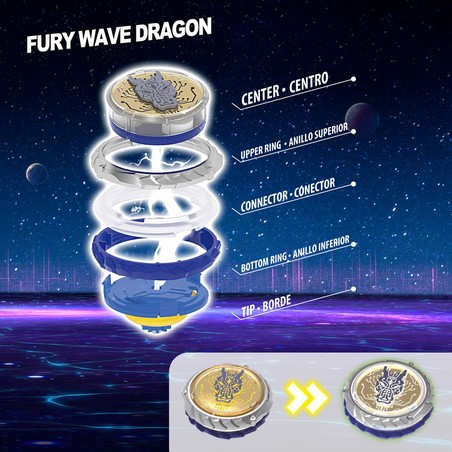 Figuras Acción Niños: Peonza Infinity Nado - Set Batalla