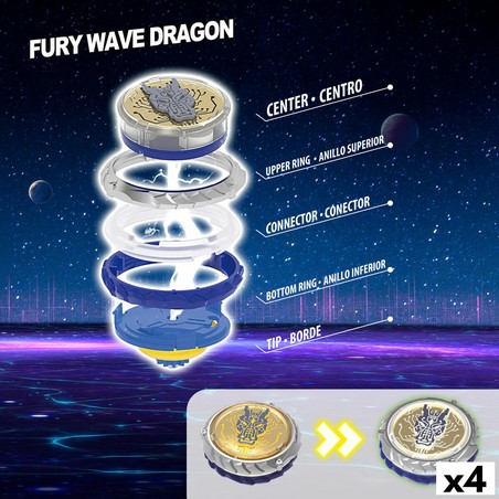 Figuras Acción Niños: Peonza Infinity Nado - Set Batalla