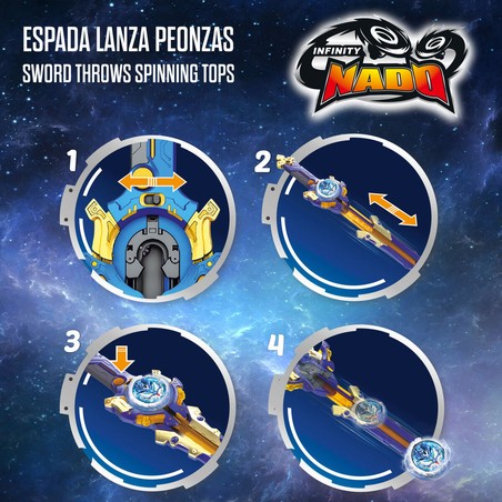 Peonza Infinity Nado Dúo: Set de Batalla para Niños
