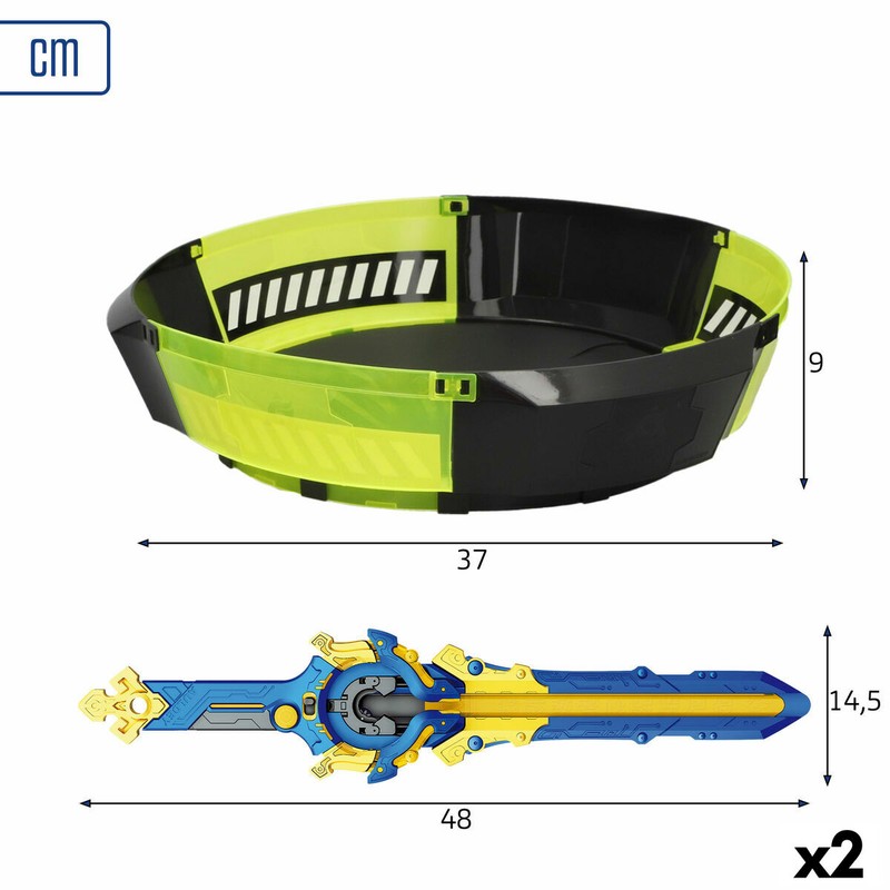 Peonza Infinity Nado Dúo: Set de Batalla para Niños
