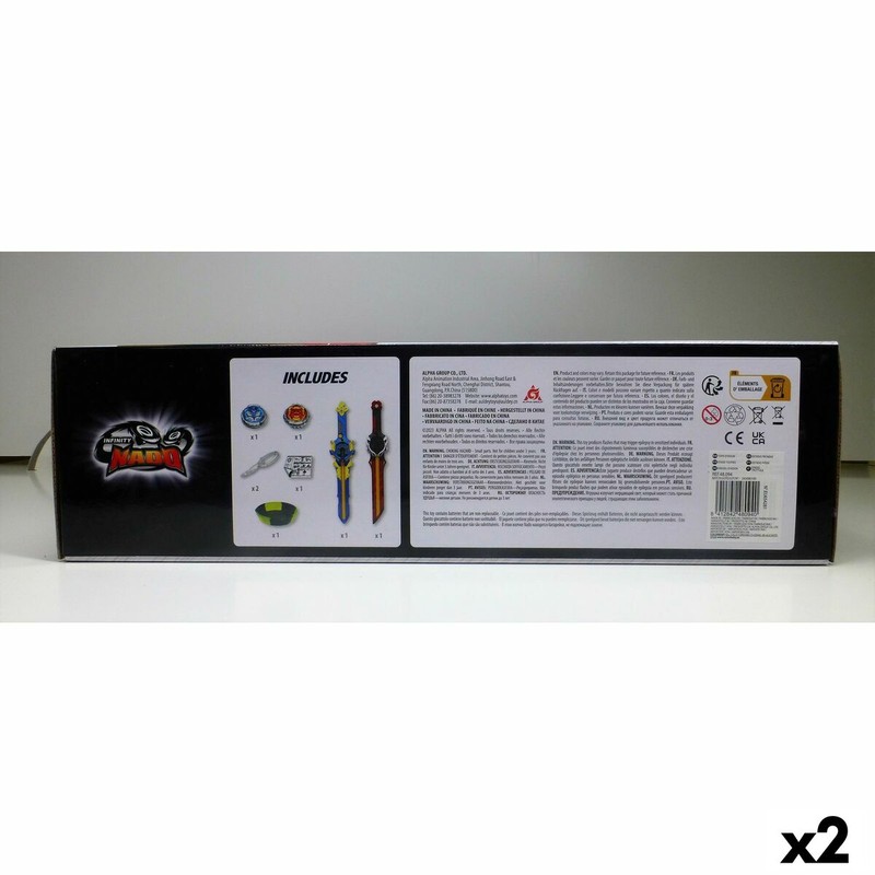Peonza Infinity Nado Dúo: Set de Batalla para Niños
