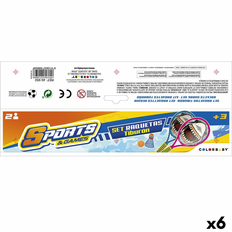 Juguetes Exterior Niños Colorbaby: Juego de Raquetas Familiar - Compra online en MegaJuguetes