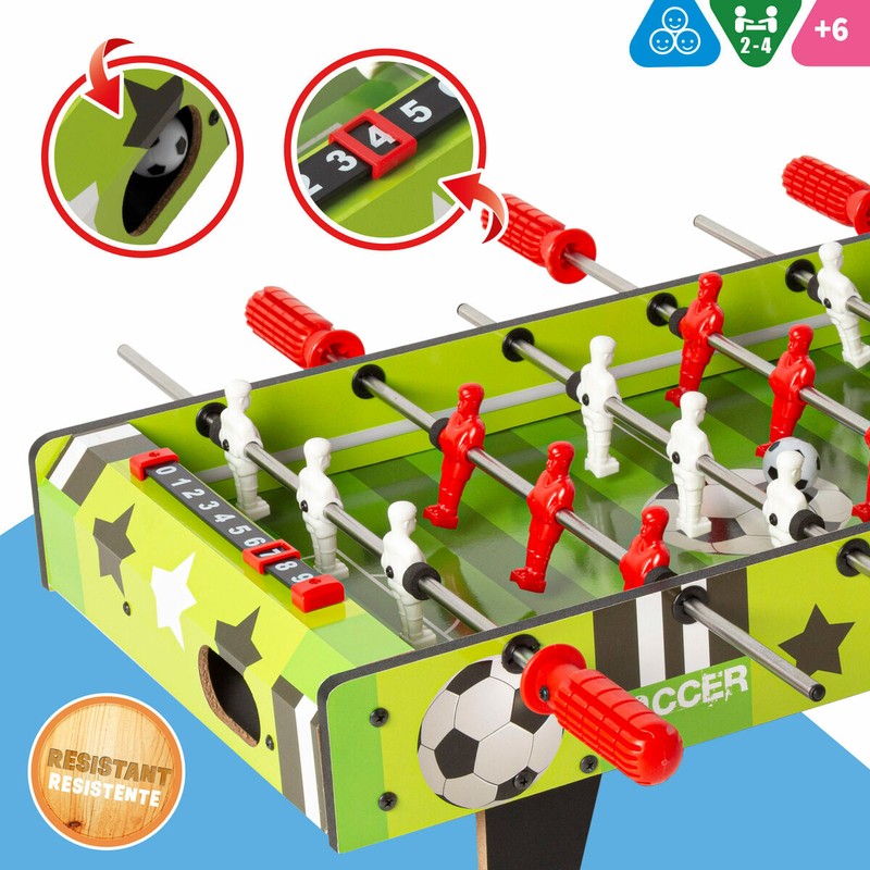 Juegos Mesa Niños Futbolín CB Games con Luces LED