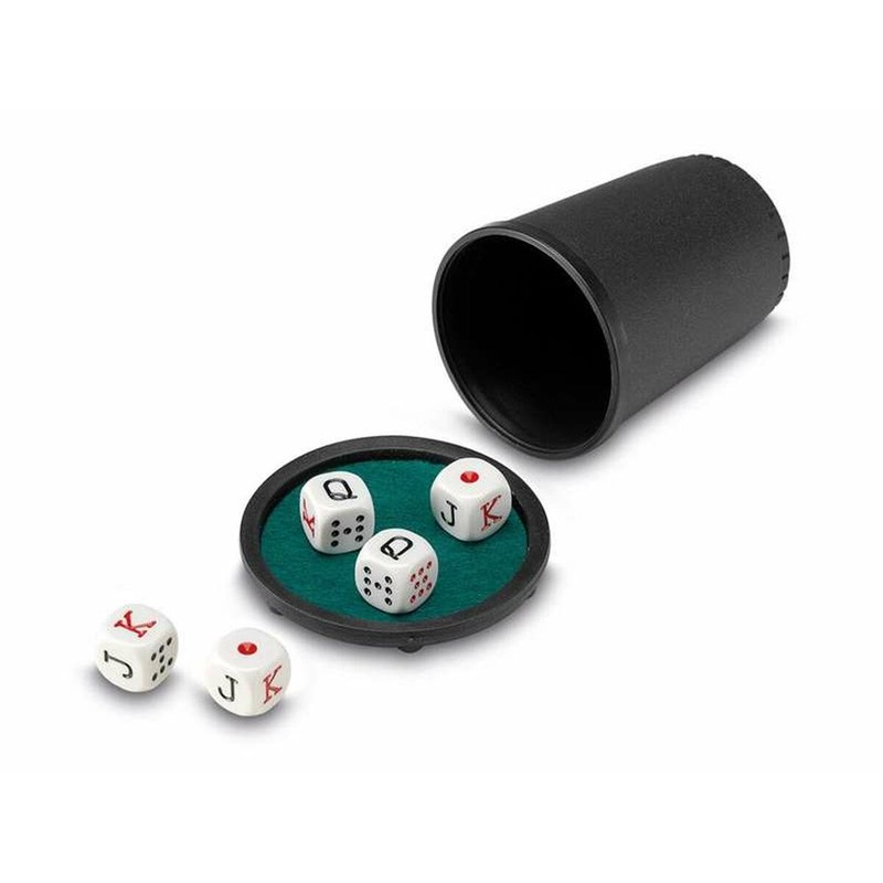 Juegos Mesa Niños: Cubilete Dados Póker Cayro Duradero