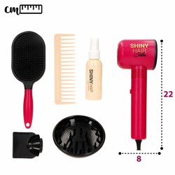 Juego Simbólico Niños: Set de Peluquería Infantil Deluxe 17 Piezas - Compra online en MegaJuguetes 2