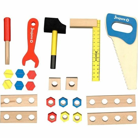 Juego Simbólico Niños Jeujura - Caja de Herramientas Madera Educativa
