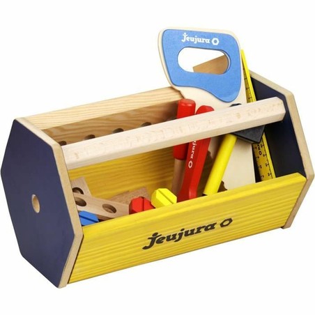 Juego Simbólico Niños Jeujura - Caja de Herramientas Madera Educativa