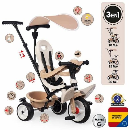 Juguetes Exterior Niños: Triciclo Smoby Baby Balade