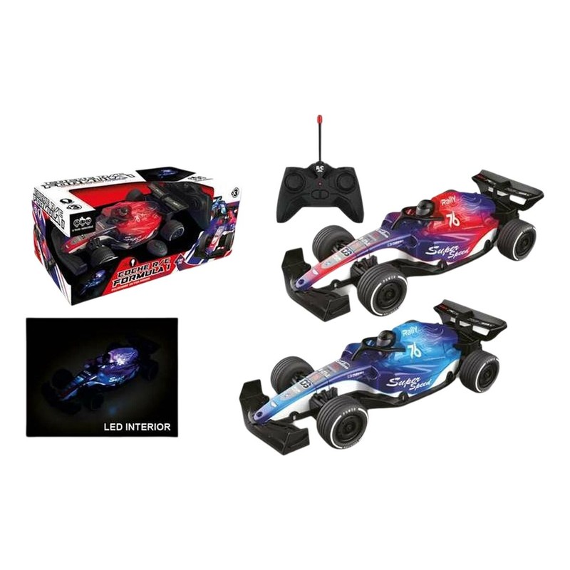 Coches Juguete Niños: Coche Radio Control Azul Rojo - Compra online en MegaJuguetes