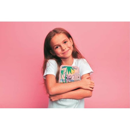 Juguete Electrónico Interactivo Stitch Agenda Rosa para Niños