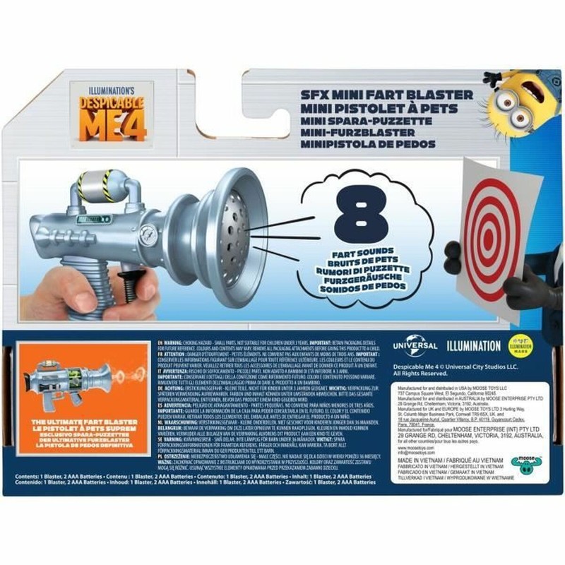 Juguetes Exterior Niños: Mini Pistola Lanza Prouts Mi Villano Favorito 4