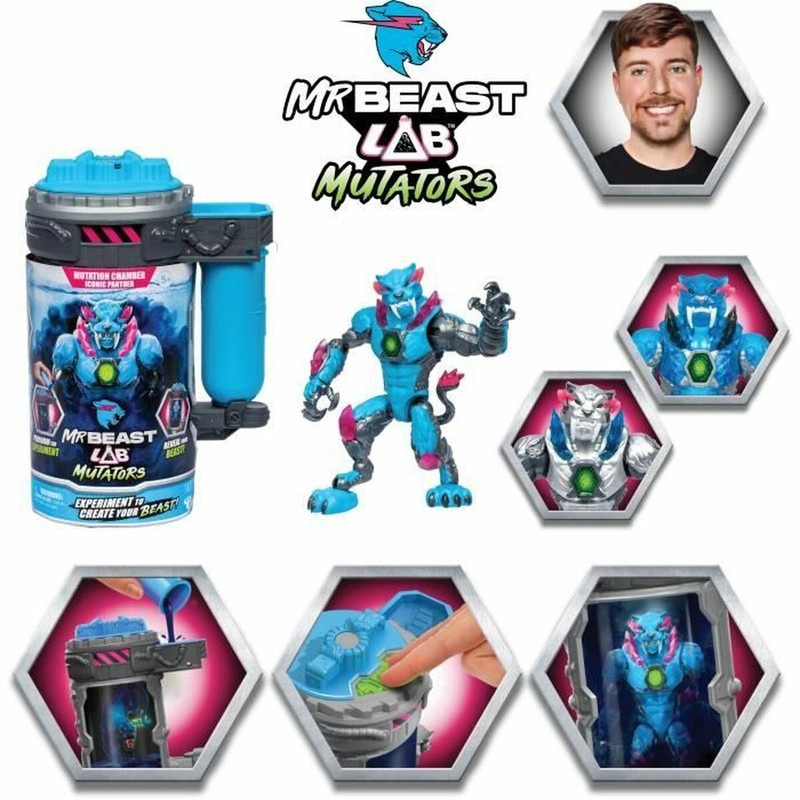 Figuras acción niños Moose Toys Mutators Panthere transformable