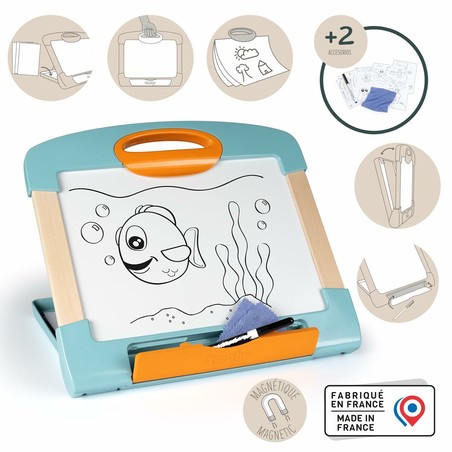 Manualidades Niños: Pizarra Mágica Smoby Magnética de Madera