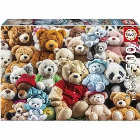 Bloques apilables bebé - Puzzle Educa Teddy Bears completo