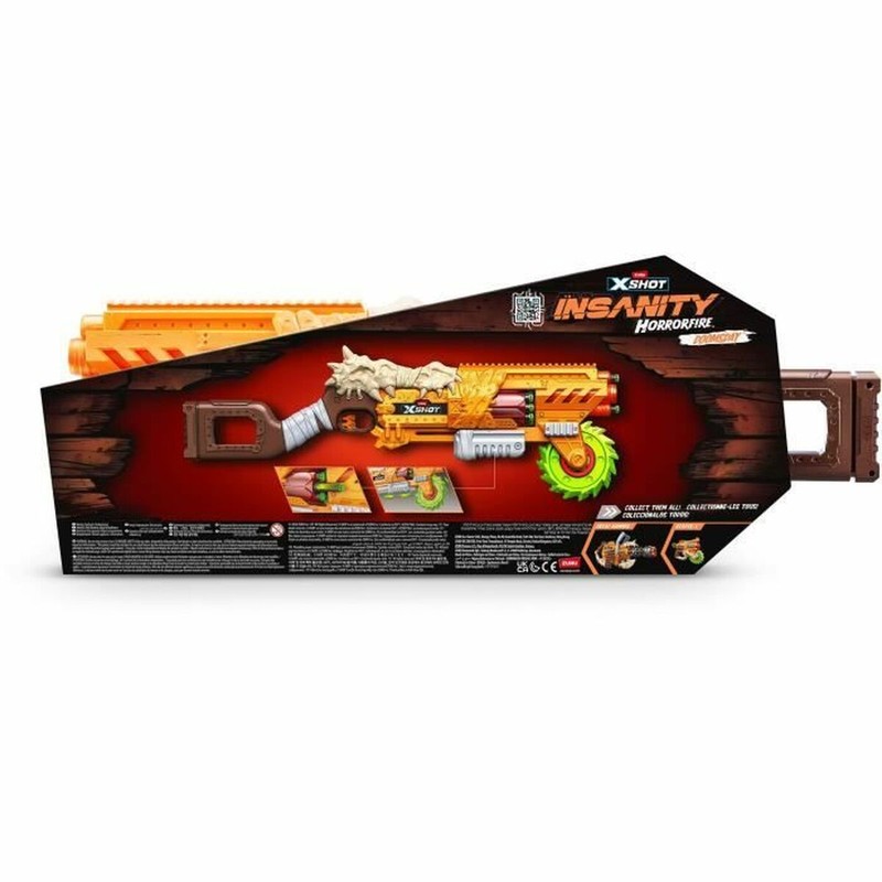 Pistola de Dardos Zuru X-SHOT Horrorfire Doomsday: Lanzador Épico