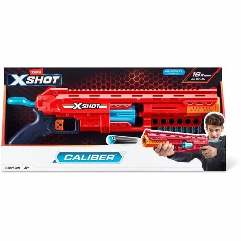 Pistola de Dardos Zuru X-SHOT Caliber con Cañón Giratorio