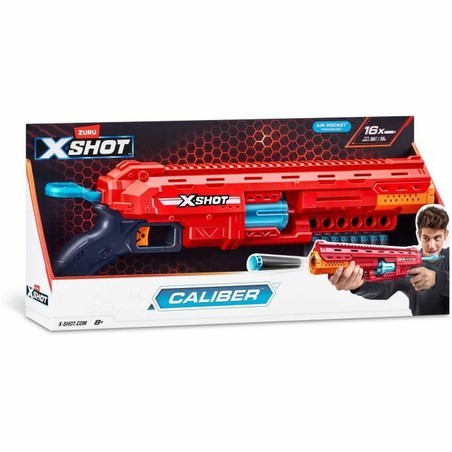 Pistola de Dardos Zuru X-SHOT Caliber con Cañón Giratorio