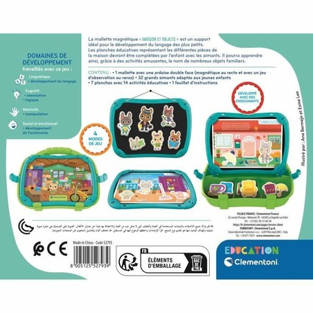 Juegos Mesa Niños Clementoni: Palabras y Objetos Magnéticos