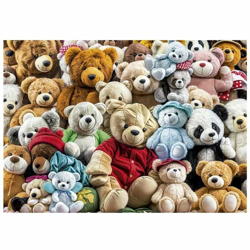 Juguete construcción motricidad fina - Puzzle Educa Teddy Bears montado