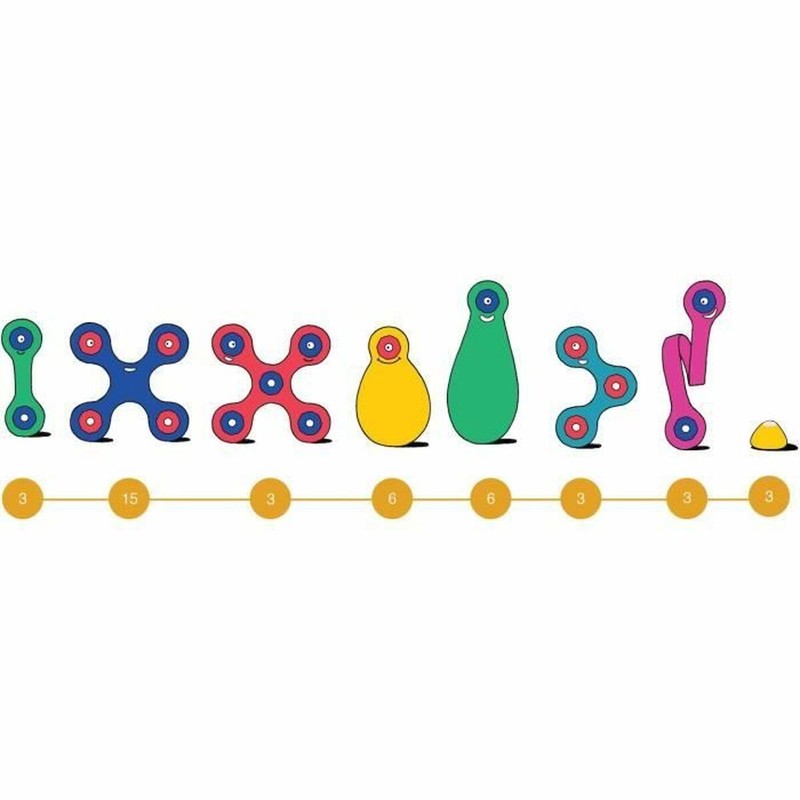 Juguetes Construcción Niños Gipsy Toys Rainbow Pack Magnético
