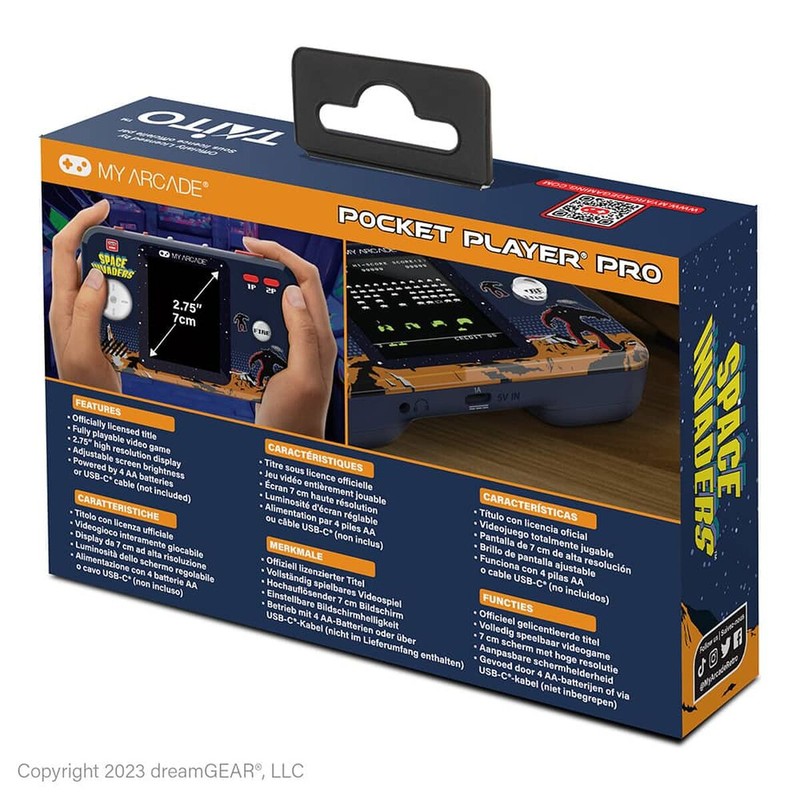 Juguetes electrónicos niños: Consola Portátil My Arcade Retro Games