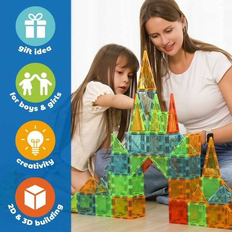 Juguetes Construcción Niños Geomag - Formas Magnéticas Creativas