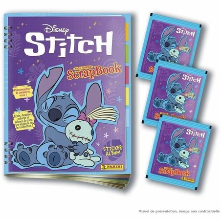 Manualidades Niños: Álbum Cromos Panini Stitch Disney