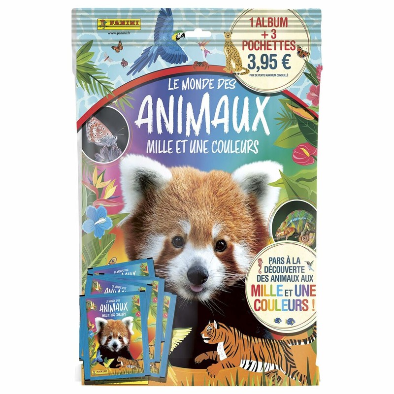 Manualidades Niños: Álbum de Cromos Panini Animaux