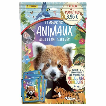 Manualidades Niños: Álbum de Cromos Panini Animaux
