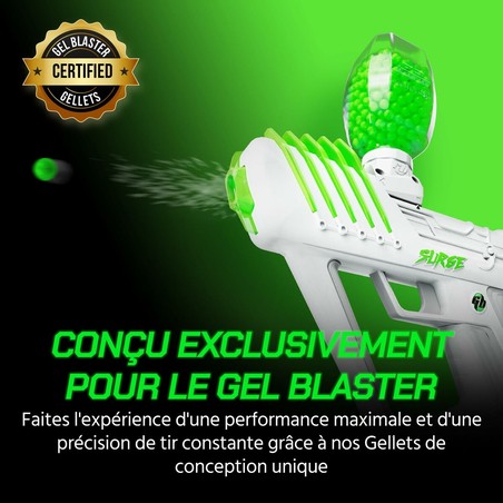 Recambio Bolas Gel Blaster Gellets™ - 10.000 Unidades Verdes