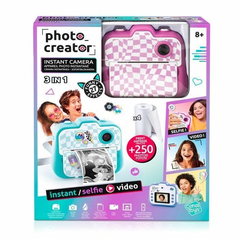 Cámara fotos infantil Canal Toys diseño ergonómico para pequeñas manos