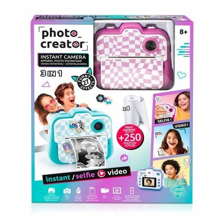 Cámara fotos infantil Canal Toys diseño ergonómico para pequeñas manos
