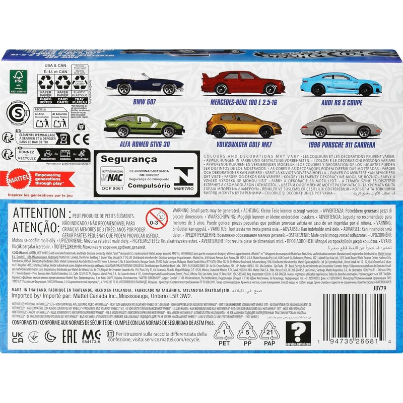 Coches Juguete Niños Hot Wheels - Playset de Vehículos Metálicos