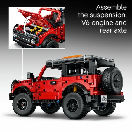 Juego de Construcción Lego 42213 Ford Bronco SUV 943 Piezas