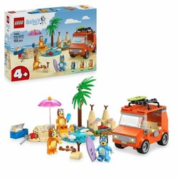 Juguetes Construcción Niños Lego Bluey Playa y Coche Familia 133 Pzs - Compra online en MegaJuguetes