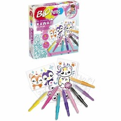 Manualidades Niños: Caja Actividades Colorear Lansay BLOPENS KAWAII - Compra online en MegaJuguetes