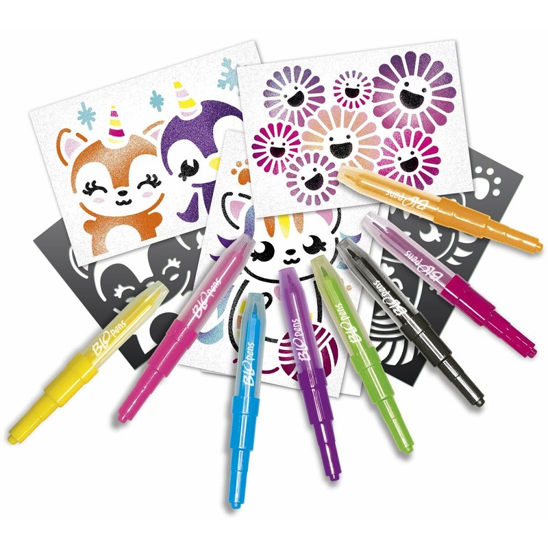 Manualidades Niños: Caja Actividades Colorear Lansay BLOPENS KAWAII