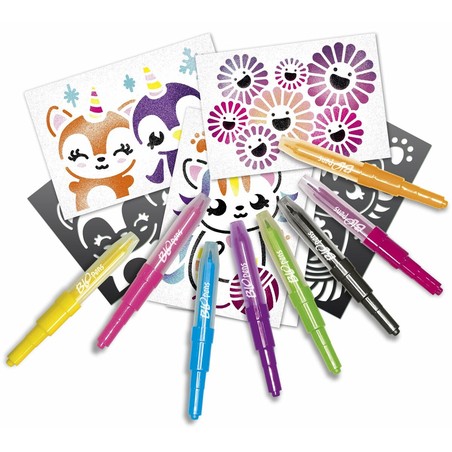 Manualidades Niños: Caja Actividades Colorear Lansay BLOPENS KAWAII
