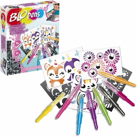 Manualidades Niños: Caja Actividades Colorear Lansay BLOPENS KAWAII