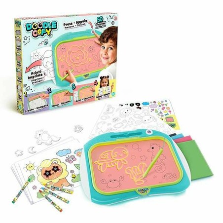 Manualidades Niños: Pizarra 2 en 1 Canal Toys Doodle Copy Azul - Compra online en MegaJuguetes