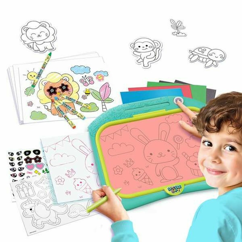 Manualidades Niños: Pizarra 2 en 1 Canal Toys Doodle Copy Azul
