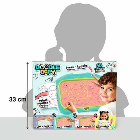 Manualidades Niños: Pizarra 2 en 1 Canal Toys Doodle Copy Azul