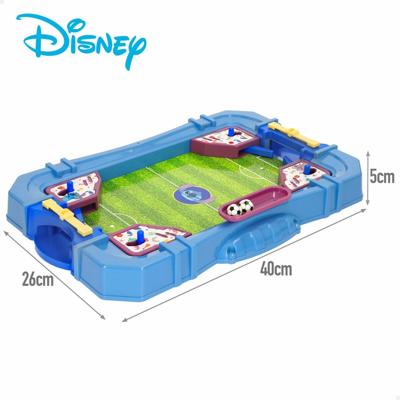 Juegos Mesa Niños: Futbolín de Sobremesa Stitch Portátil