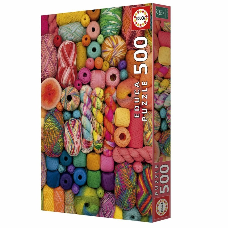 Puzzle infantil Educa Threads 500 Piezas: Desafío Creativo