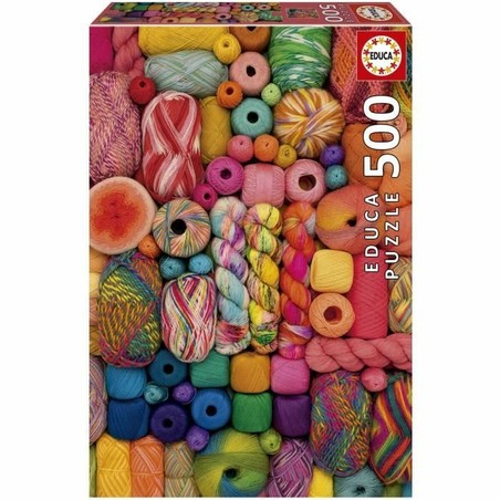 Puzzle infantil Educa Threads 500 Piezas: Desafío Creativo