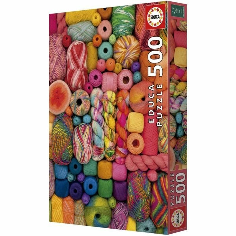 Puzzle infantil Educa Threads 500 Piezas: Desafío Creativo