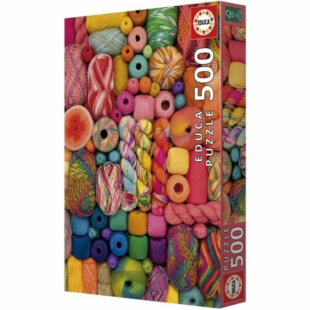 Puzzle infantil Educa Threads 500 Piezas: Desafío Creativo