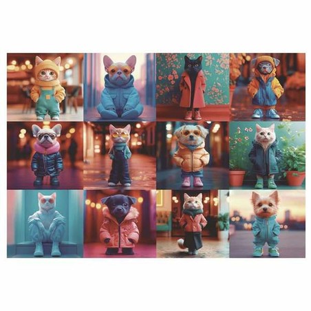 Puzzle Infantil Educa 20219 Fashion Animals