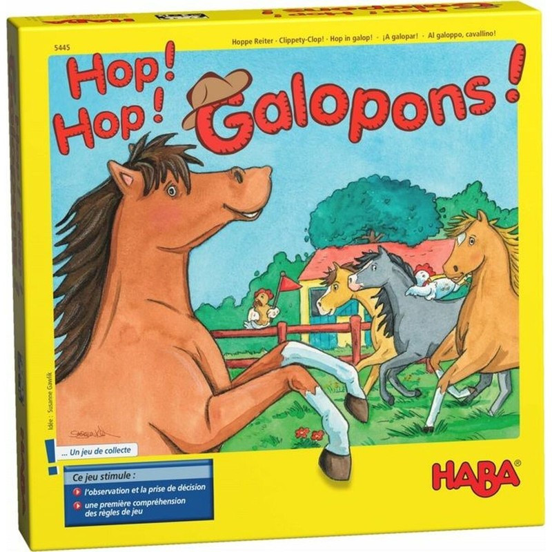 Niños jugando a juego mesa estrategia HABA