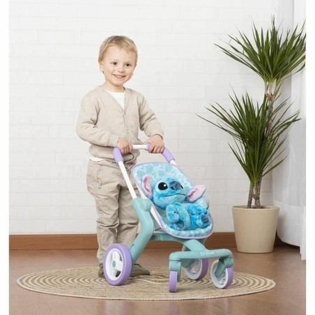 Juego Simbólico Niños: Silla Paseo Stitch Smoby para Muñecas